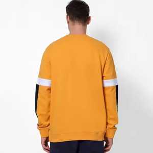 เสื้อสเวตเชิ้ตผู้ชาย คอโอ ผ้าสแปนเด็กซ์ผสมคอตตอน ทรงปกติ ตัดสี น้ำหนัก 250 กรัม เนื้อผ้านุ่ม อุ่น สไตล์ลำลอง ใส่สบายสำหรับฤดูหนาว รุ่นปี 2025 - Product Image 3