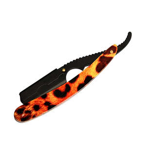 Maquinilla de afeitar profesional con mango de madera al por mayor, maquinilla de afeitar plegable, logotipo personalizado, acero inoxidable sostenible - Product Image 3