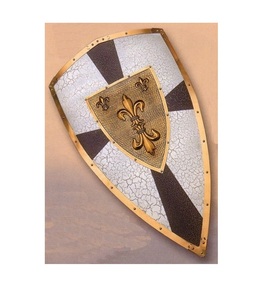 Artesanías duraderas de alta calidad, escudo vikingo redondo Medieval con ajuste de acero, disfraz de soldado Guerrero, Cosplay listo para la batalla - Product Image 6