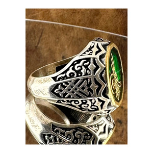 Anello di Suleiman il Magnifico - da Uomo, Argento Sterling 925, Fatto a Mano - Product Image 3