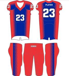 Uniformes de Fútbol Americano Personalizados de Calidad Profesional, Talla Grande, Secado Rápido, Transpirables, Unisex, Talla XL - Product Image 6