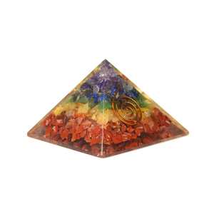 Selenite Orgone คริสตัลสีขาวพลังงานพีระมิดสำหรับตกแต่งฮวงจุ้ยการทำสมาธิและการทรงตัวจักระ - Product Image 3