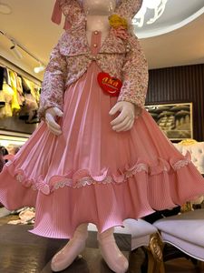 Colección 2024 vestido con volantes y sombrero para invierno nueva colección de invierno de ropa de fiesta para niña Bebé Vestidos Elegantes de la mejor calidad - Product Image 3