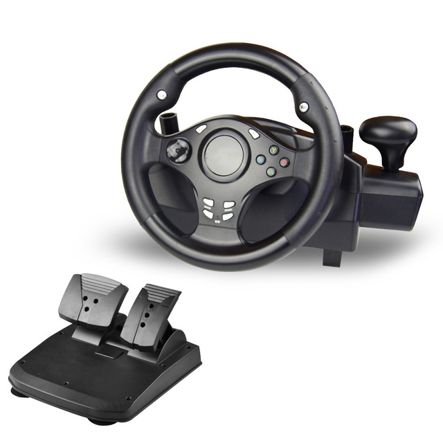 New 270 Game Steering Wheel Race Game Multifunction 7in1 Gaming Steering Wheel for Xbox One/360/PS3/4/Android/S Witch/PC