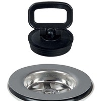 Siphon de vidange C.R Smart CP32C2 en polypropylène coloré poli italien, écologique et facile à installer pour cuisine, salle de bain et hôtel