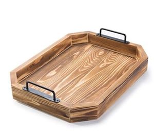 Lot de 2 plateaux de décoration classique pour hôtel, forme et taille personnalisées, plateaux de table de fournisseurs en vente libre - Product Image 4