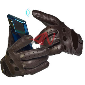 Gants de conduite en cuir confortables très demandés, conçus pour des heures de conduite sans effort - Product Image 4