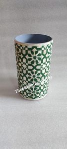 Vase à fleurs en incrustation d'os, artisanat traditionnel au design moderne Vase mural élégant Pot pour mariages et décoration intérieure - Product Image 3