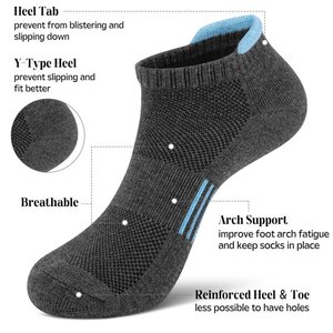 Unisex Athletic Merino Wool Winter Thermal Socks Moisture Wicking Cushioned Crew for Hiking Skiing Comfortable Men's Socks - Product Image 2