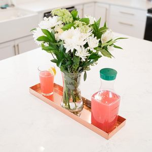 2025 Home Craft Export's Elegant Copper Rectangular Windowsill Plant Tray Élégant Long Stockage et Service Ware pour Home Hotel - Product Image 4