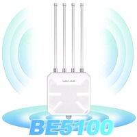Original WN573HBE2 largo alcance distancia al aire libre AP WiFi extensor Booster 1KM Punto de Acceso de malla Wavlink BE5100 WiFi 7