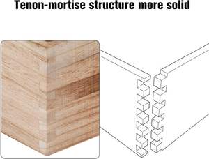 Portalápices de madera para escritorio, organizador de bolígrafos rústicos, 4 compartimentos, suministros de papelería de escritorio multiusos, organizador, soporte para lápices - Product Image 5