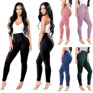 Vente en gros Qualité supérieure Leggings de fitness légers taille haute pour femmes Leggings de yoga pour femmes Leggings élastiques personnalisés - Product Image 6