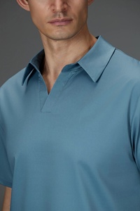 Ensemble de blouses médicales bleues pour femmes en coton et polyester tissé, uniformes d'hôpital pour médecins, avec détection d'aiguilles, pantalon et chemise sans coutures thermocollées - Product Image 6