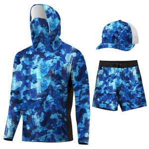 Sweat à capuche de pêche avec capuche à manches longues UPF 50 + Protection solaire Tissu de performance à séchage rapide et ajustement confortable pour les sports de plein air - Product Image 2