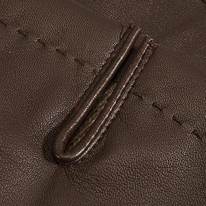 Guantes de piel de oveja genuina Guantes suaves y cálidos de invierno para uso diario Precio barato directo de fábrica Fabricante - Product Image 6