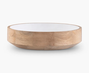 Ensaladera de madera de mango hecha a mano, almacenamiento de frutas en forma personalizada, plato para servir alimentos para bodas, Picnics, mesa, propósito decorativo - Product Image 6