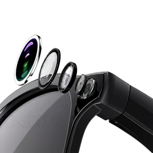 Lentes Inteligentes Microwear W AI 3 Pro con Cámara 1080P, Asistente de IA, Control por Voz, Música, Llamadas y Lentes Intercambiables - Product Image 3
