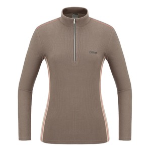 T-shirt zippé en polaire mini-ripped pour femme REWFTSF19055 - Product Image 1