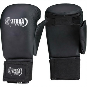 Custom Logo Boxing <b>Karate</b> Martial Arts <b>Gloves</b> for Kids Adults Hot Selling Sparring Training Mitts Kick Boxing Made Leather PVC - Product Image 1
