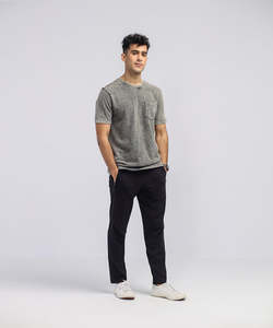 T-shirt en coton 100% pour hommes, 250 GSM, logo personnalisé, OEM, vente en gros - Product Image 3