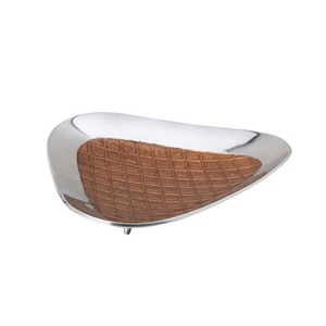 Bandeja de postre de comida rápida y aperitivos para servir en el hogar de alta calidad, acabado brillante, Decoración de mesa de comedor, Bandejas para servir - Product Image 2