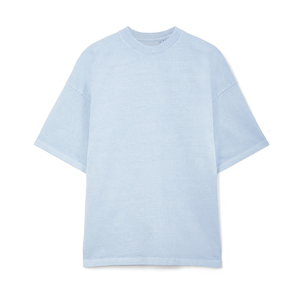 T-shirt col rond 100 % coton à séchage rapide et respirant pour homme, coupe classique, tissu toile 230g, vierge, vente en gros - Product Image 6