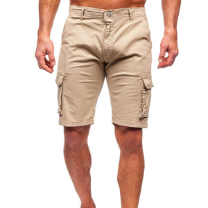 Pantalones cortos Cargo de algodón hechos a medida para hombre, ropa de calle suelta de secado rápido, Material de algodón transpirable, pantalones cortos Cargo para hombre, venta al por mayor - Product Image 5