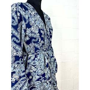 Chic Boho Ruffle <b>Kimono</b> <b>Cardigan</b> for Women Everyday Wear and Beach Resort Cover-up for Bridesmaids - Product Image 4