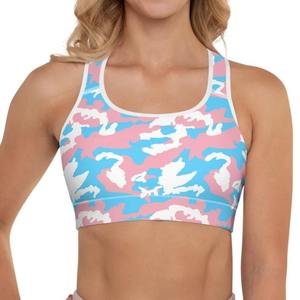 Nouveau best-seller, soutien-gorge de sport sublimé pour l'entraînement physique, pour femmes, avec logo personnalisé de haute qualité - Product Image 4