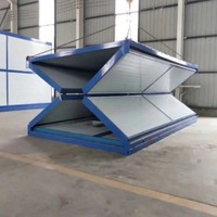 Normes australiennes 20 pieds 40 pieds entièrement équipé pliant extensible conteneur en bois maison remorque pour bureaux hôtels principalement