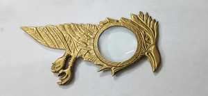 Lunettes loupe aigle en laiton 27 cm faites à la main pour les bijoutiers lecteurs scientifiques passionnés de journaux - Product Image 4