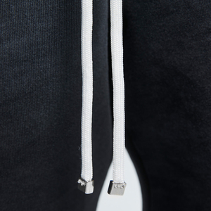 Vêtements pour hommes Short lavé à l'acide Short de jogging d'été en coton avec cordon de serrage à la taille pour hommes - Product Image 5