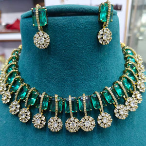 Mariage indien femmes Kundan collier ras du cou bijoux de mariée collier traditionnel en gros personnaliser bijoux - Product Image 2
