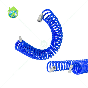 Manguera de compresor de aire en espiral PE 12m Alta presión, flexible y de larga duración Diseño duradero Uso de alta presión a largo plazo - Product Image 1