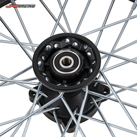 Jeu de roues et jantes en aluminium CNC de 14 pouces à l'avant et de 12 pouces à l'arrière pour la modification de la moto électrique Yozma IN10
