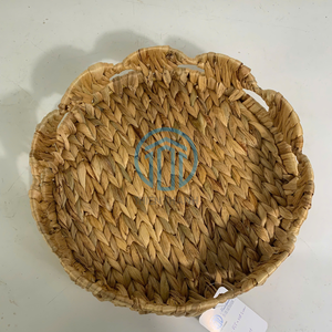 ถาดใส่ผักตบชวาหอยเชลล์ธรรมชาติทำมือสำหรับวางโชว์อาหารถาดตกแต่งโต๊ะจากผู้จำหน่ายในเวียดนาม - Product Image 2