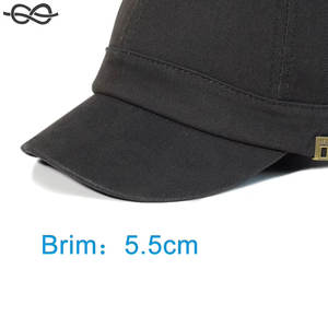 Gorra de béisbol de ala corta de algodón para hombres y mujeres, sombrero de papá suave de estilo Vintage, sombrero de camionero de perfil bajo ajustable Unisex - Product Image 3