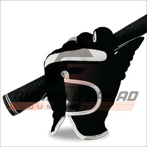 Ahmad Fahad Industry Guantes de golf de alta calidad personalizables en blanco y negro con opción de logotipo personalizado para uso deportivo - Product Image 2