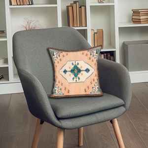 Coussin imprimé motif kilim turc vintage : accent décoratif chic pour la maison, 20"x36" ou 50x90 cm - Product Image 1