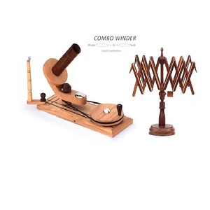 Devanadera de hilo de madera India hecha a mano Premium para enrollar hilo de bolas Swift Winder Kit de tejer Devanadera de hilo a precio al por mayor India - Product Image 6