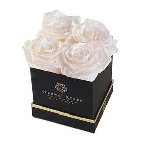 Lennox Small Black Square Gift Box in Mimosa - Product Image 1