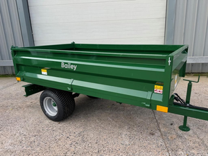 Remorque de chantier de qualité export avec châssis renforcé, capacité 2 tonnes, système de basculement pour le manutention de matériaux en vrac - Product Image 2