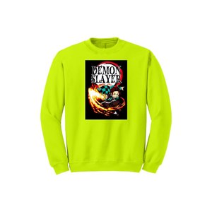 Sweat-shirt décontracté 100% coton pour femmes Collection Anime d'hiver col rond personnalisable poitrine impression 280gsm + ODM Logo doublé sur le devant - Product Image 6