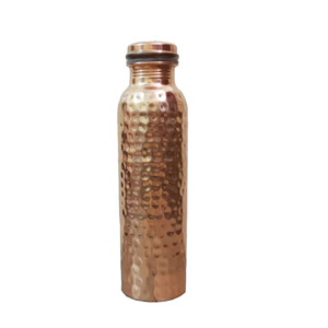 High Quality Handmade <b>Metal</b> Copper <b>Bottle</b> with Lid New Design Drinkware Best Price Wholesale Suppliers - Product Image 4