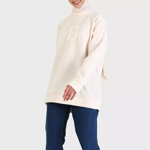 High Quality Soft Fabric Muslim Modest Full Cover Islamic Clothing Long Sleeve Hoodies Hot Sale - Product Image 4