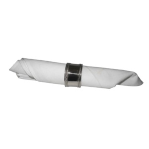 Rond de serviette en métal au design moderne Rond de serviette en métal au fini doré pour accessoires de décoration de table - Product Image 5