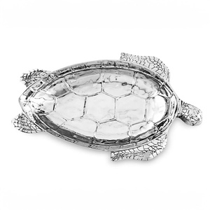 Minimal Aluminum Antique <b>Crab</b> Shape Dry Fruit Serving Bowl Handcrafted <b>Decorative</b> Modern Design Kitchenware Metal Bowl - Product Image 5