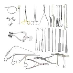 Ensemble d'instruments de neurocraniotomie manuels en acier inoxydable, outils complets de neurochirurgie, craniotomie cérébrale par SurgiRight - Product Image 2