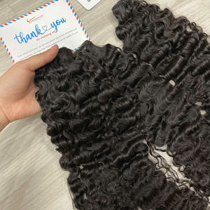 Extensiones de Cabello Natural Virgen en Oferta 2025, Color Natural, Rizo Birmano al Vapor, Trama de Máquina, Sin Enredos, Sin Caída, Venta al por Mayor, Vietnam - Product Image 4